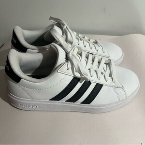 Adidas Classic White and Black Shoes